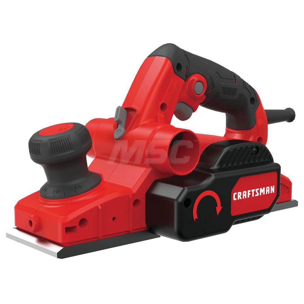 Craftsman CMEW300 Power Planers & Joiners; Depth Of Cut: 0.0781 ; Voltage: 120.00 ; Amperage: 6.0000 ; Features: Smooth Cuts; Fast Material Removal; Added Control And Better Quality Finish; Cleaner Workspace; Better Control ; Voltage: 120.00 ; Amperage: 6.0000 