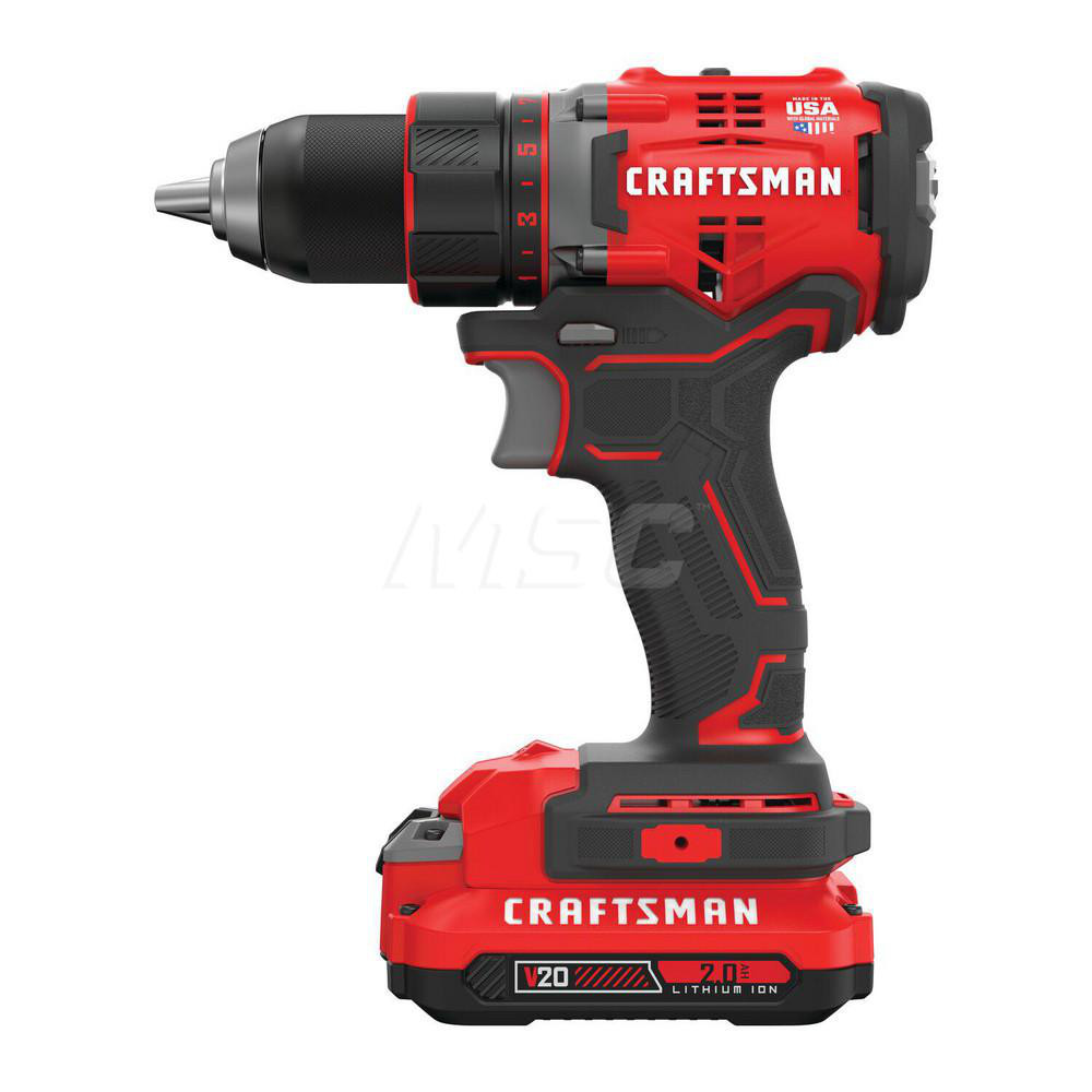 Craftsman Cordless Hammer Drill 20V, 1/2" Chuck, 2,100 RPM