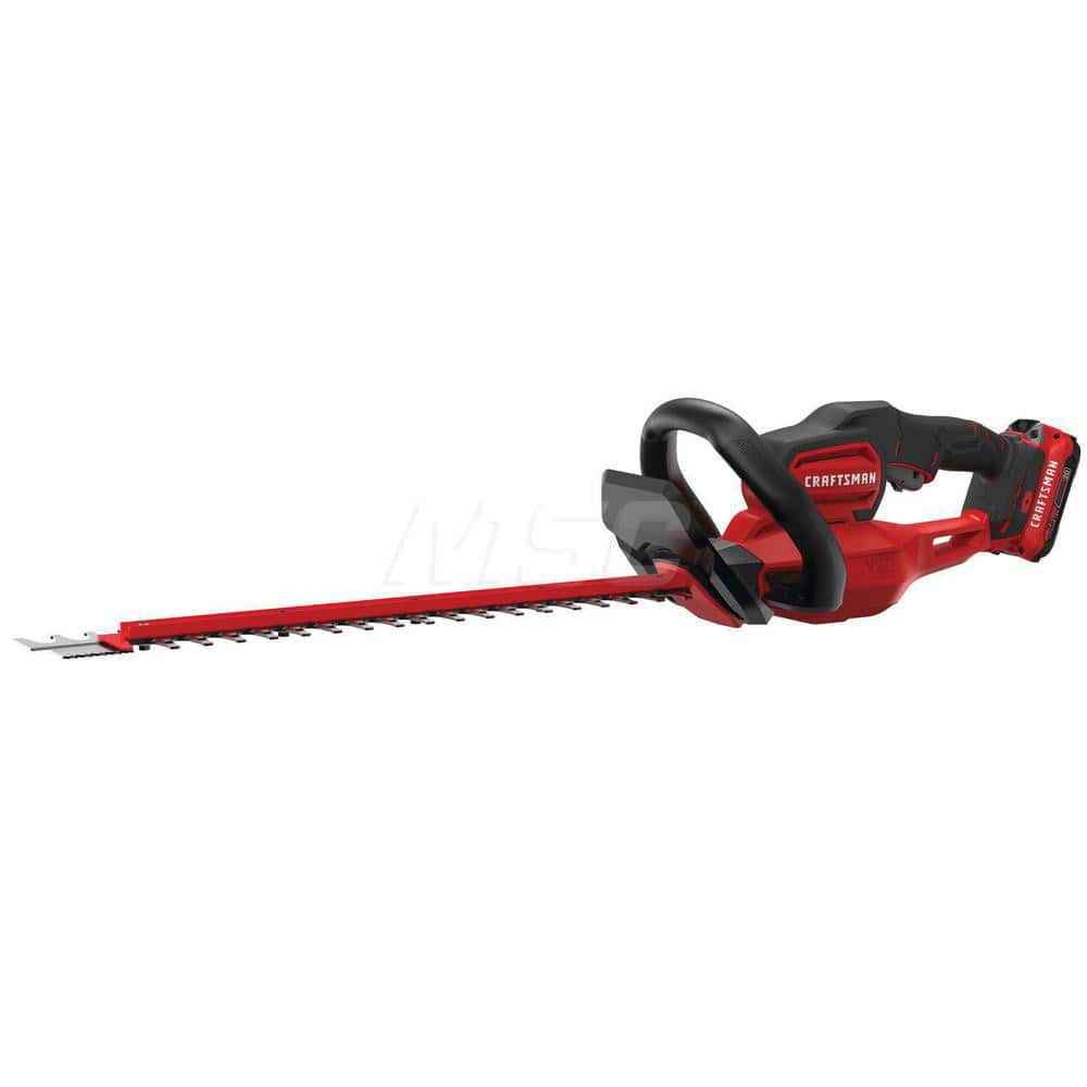 Craftsman CMCHTS820D1 Hedge Trimmer: Battery Power, Double-Sided Blade, 22" Cutting Width, 0.75" Cutting Depth, 20V, 22" Blade Length 