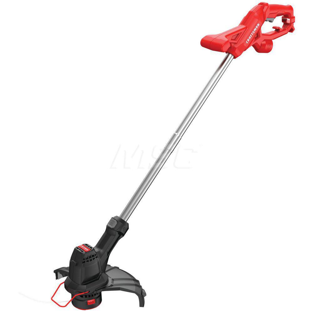 Craftsman - String Trimmer: Corded Electric Power, 12″ Cutting Straight Shaft, 25″ Shaft Length - 23069628 - MSC Industrial Supply