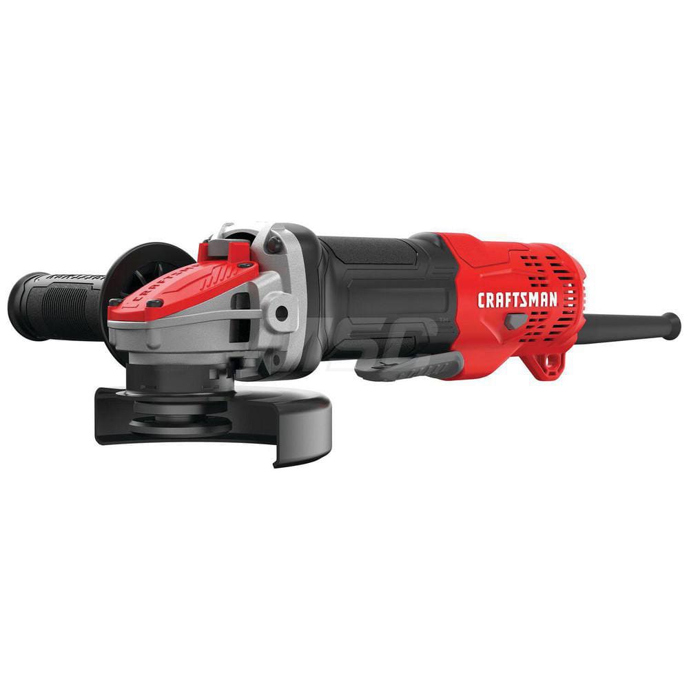 Craftsman CMEG200 Corded Angle Grinder: 4-1/2" Wheel Dia, 12,000 RPM, 5/8 Spindle 