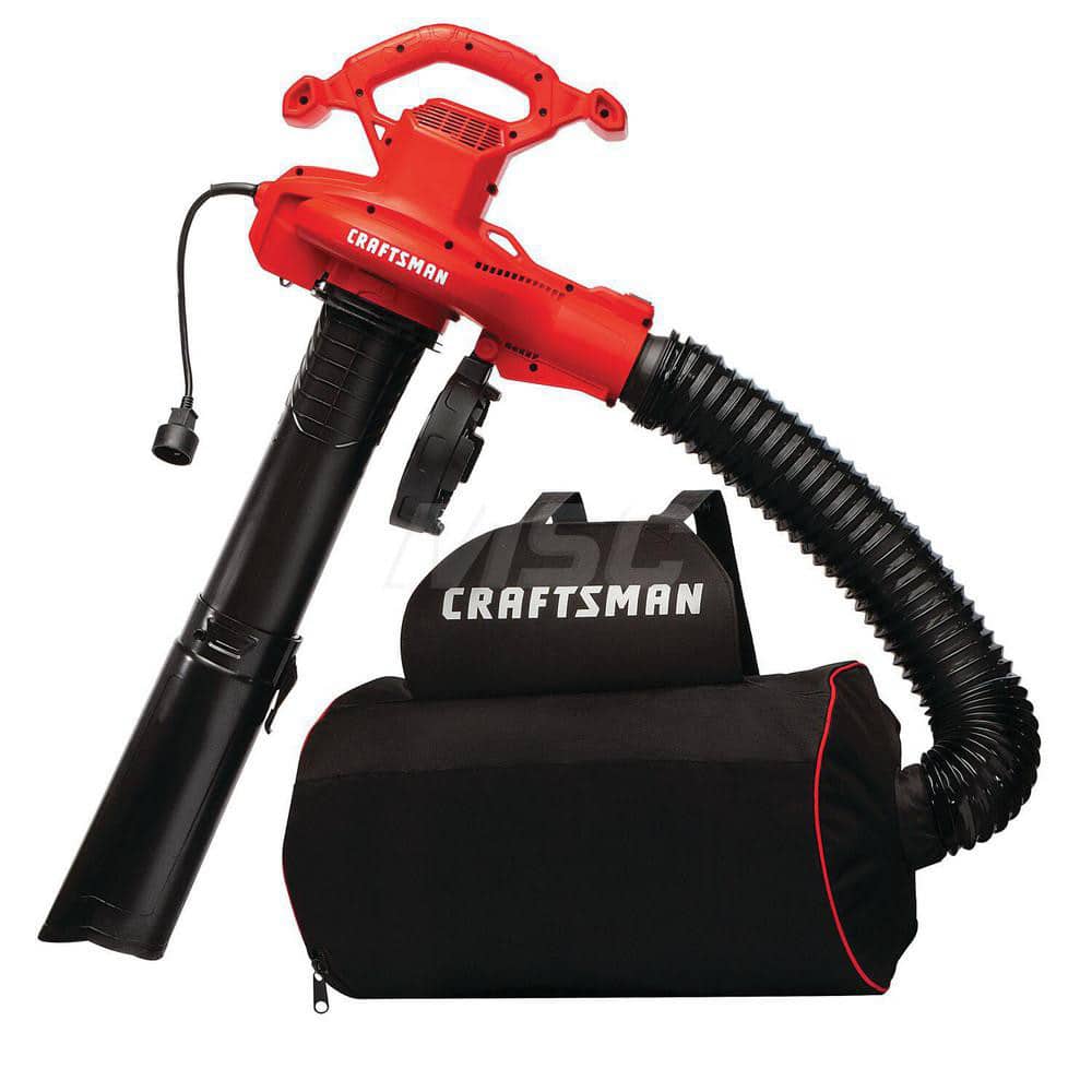 Craftsman CMEBL7000 Blowers & Mulchers; Blower Type: Handheld ; Power Type: Corded Electric ; Maximum Air Speed: 260 ; Minimum Air Speed: 0 ; Voltage: 120V ; Includes: Backpack with Hose; Blower Tube; Vacuum Tube; Concentrator Nozzle 