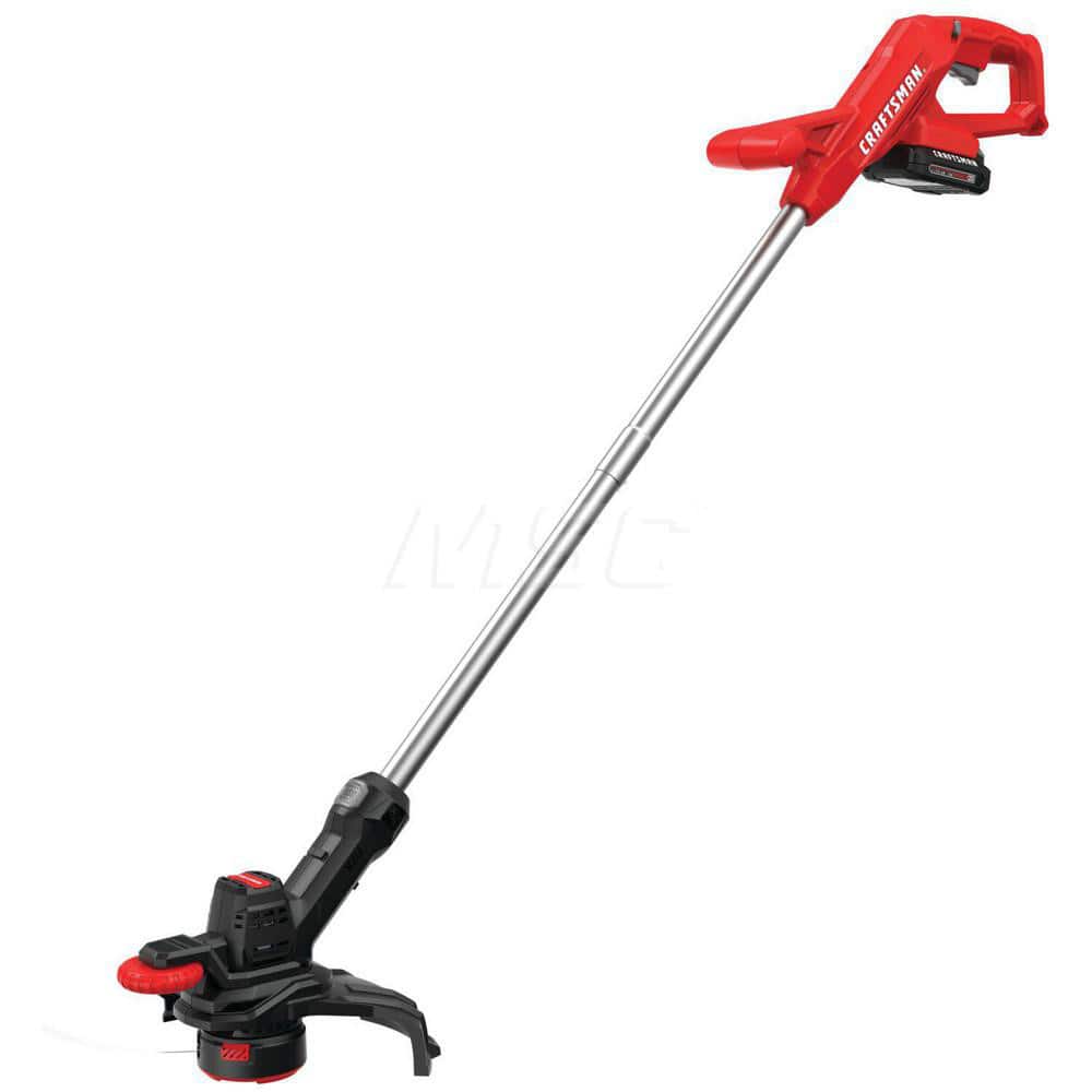 Craftsman CMCST915C1 String Trimmer: Battery Power, 10" Cutting Width, Straight Shaft, 35" Shaft Length 