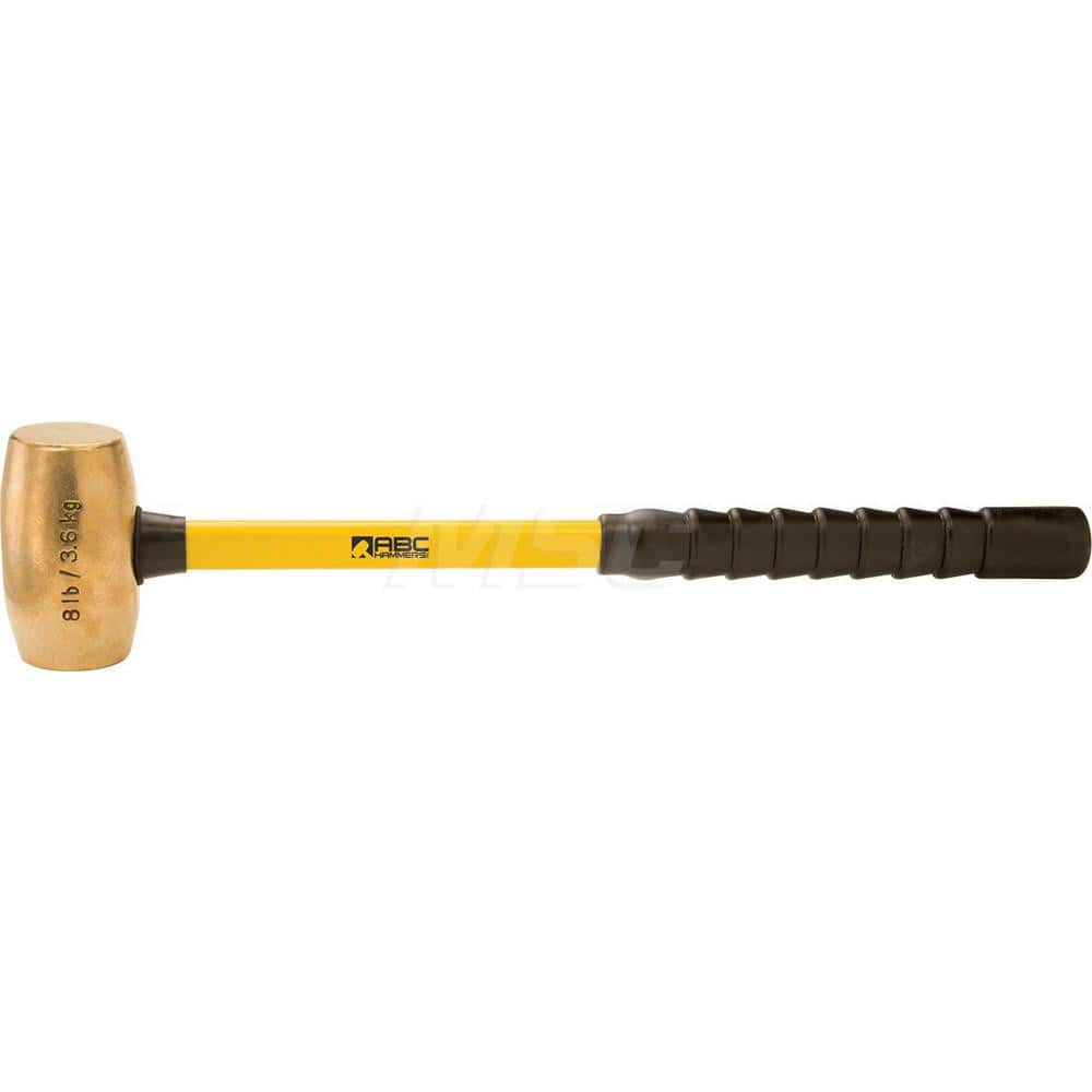 MSC Value Collection BRH/6OZ 3/8 Lb Nonsparking Brass Hammer 8-1/8 Overall