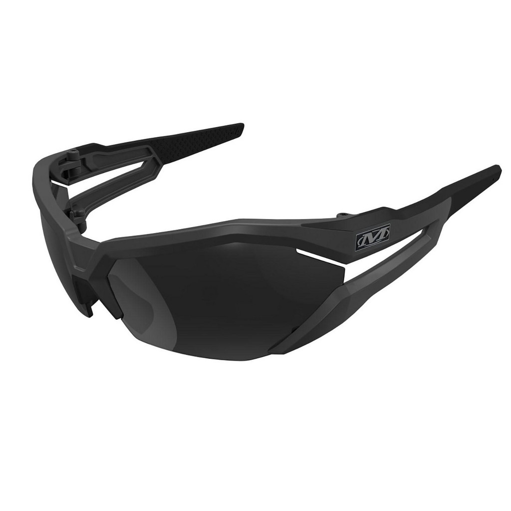 Mechanix Wear Safety Glasses: Anti-Fog & Scratch-Resistant, Polycarbonate, Smoke Lenses, Full-Framed - Black Frame, Adjustable Temples, Series