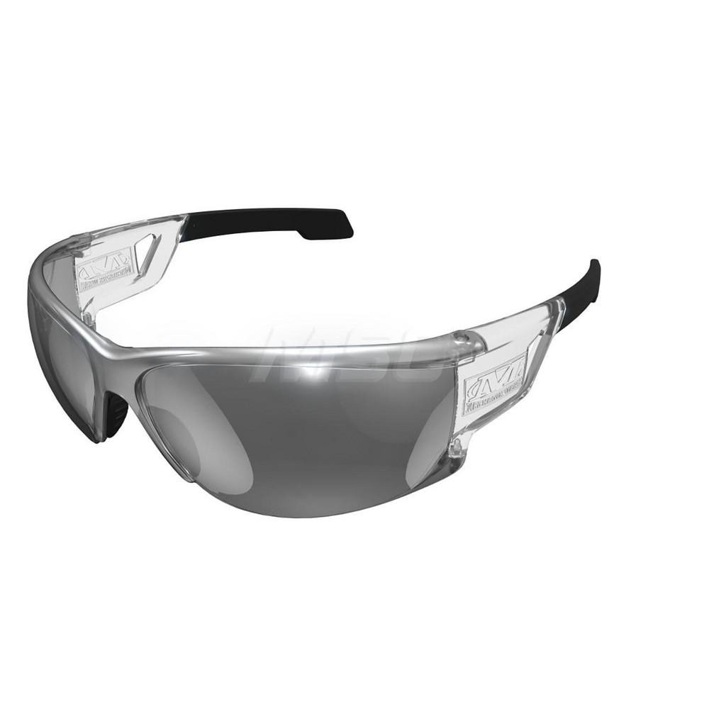 Safety Glass: Anti-Fog & Scratch-Resistant, Polycarbonate, Smoke Lenses, Full-Framed