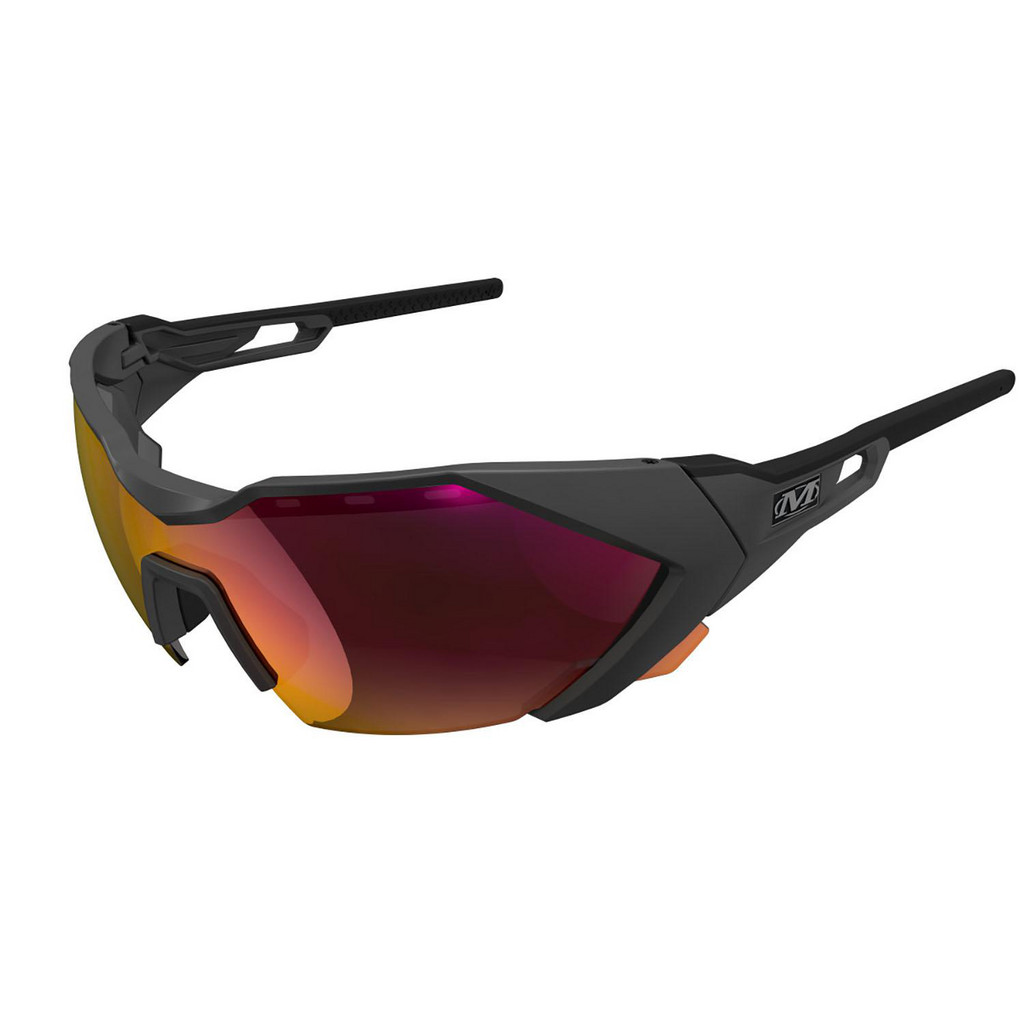 Mechanix Wear Safety Glasses: Anti-Fog & Scratch-Resistant, Polycarbonate, Fire Mirror Lenses, Full-Framed - Black Frame, Adjustable Temples, Series