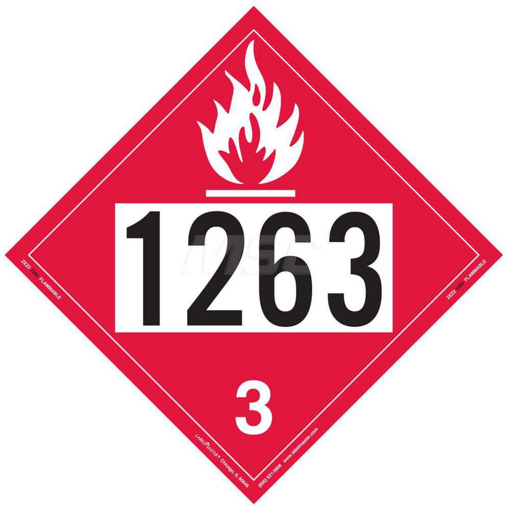 DOT Placards & Holders; Legend: Flammable Liquid ; Type: Placard ; Material: Vinyl ; Material: Vinyl ; Overall Height: 10.75 ; Legend Color: Red