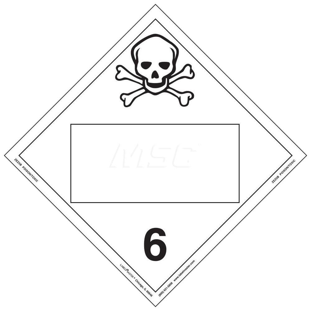 Labelmaster 10 3 4 wide x 10 3 4 high vinyl placard msc direct