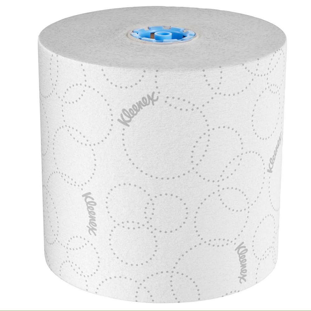 Paper Towels: Hard Roll, 6 Rolls, Box, 1 Ply, White