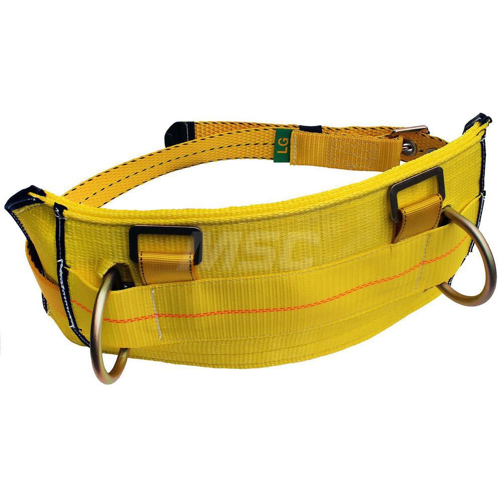 Body Belts; Belt Type: Body Belt ; Belt Size: X-Large ; Load Capacity: 310lb; 141kg ; Number of D-Rings: 2 ; Padding/Lining: Waist Padding ; D-Ring Location: Front