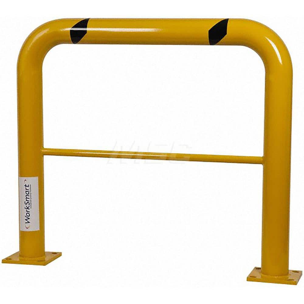 PRO-SAFE PS-42X48X4RK Machinery Guard Rail: Yellow, Painted, Steel 
