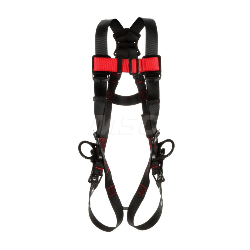 Fall Protection Harnesses: 420 Lb, Vest Style, Size Small, For Positioning, Polyester, Back & Side