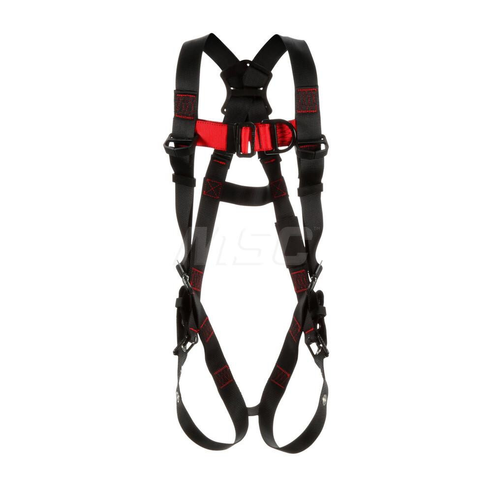 Fall Protection Harnesses: 420 Lb, Vest Style, Size 2X-Large, For Climbing, Polyester, Back & Front