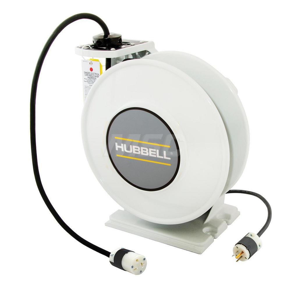 Hubbell Wiring Device-Kellems HBLI45123C20 Cord & Cable Reel: 45 Long, Single Nema 5-20 End 