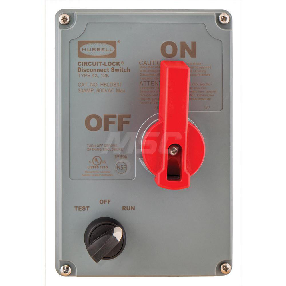 Hubbell Wiring DeviceKellems Cam & Disconnect Switches; Enclosure