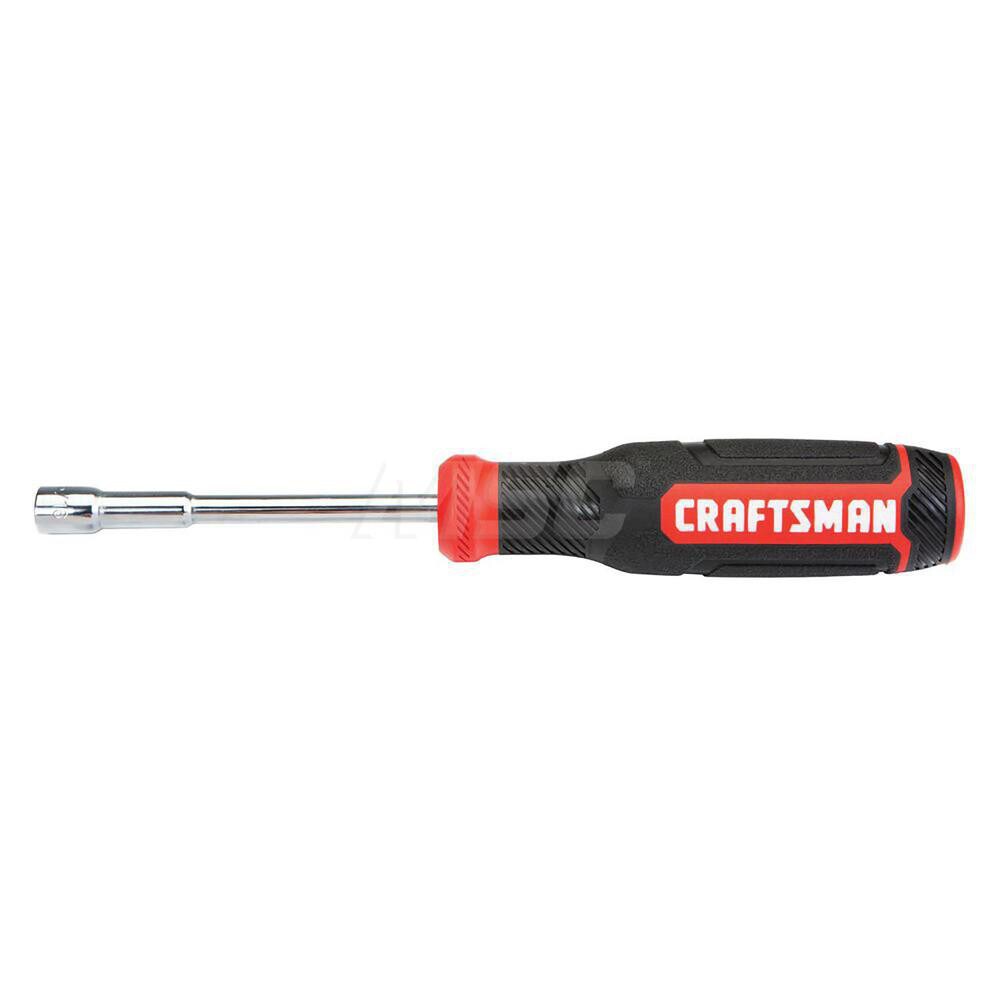 Nut Driver Set: 1 Pc, 5/16", Straight Shaft, Comfort Grip Handle