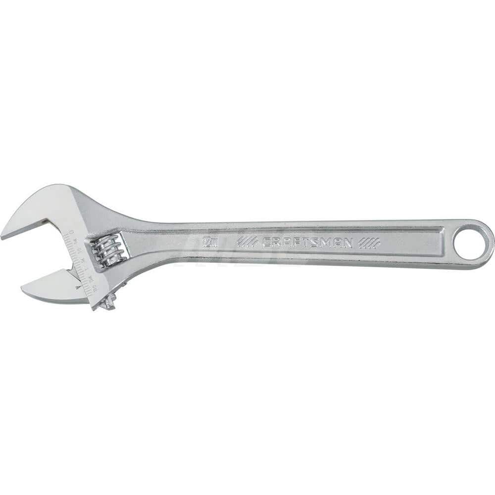 Craftsman CMMT81624 Adjustable Wrench: 12" OAL 