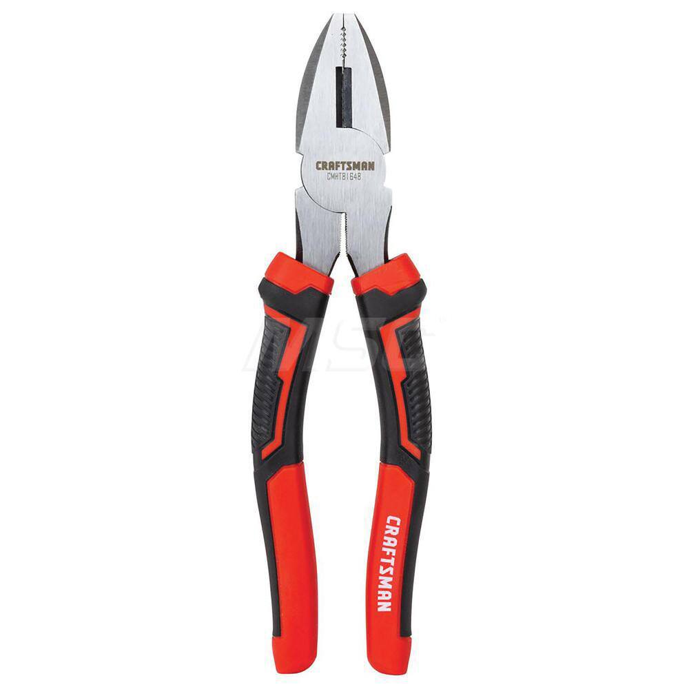 Pliers; Jaw Type: Linesman ; Overall Length (Decimal Inch): 8.7000 ; Style: Linesman Plier ; Color: Red