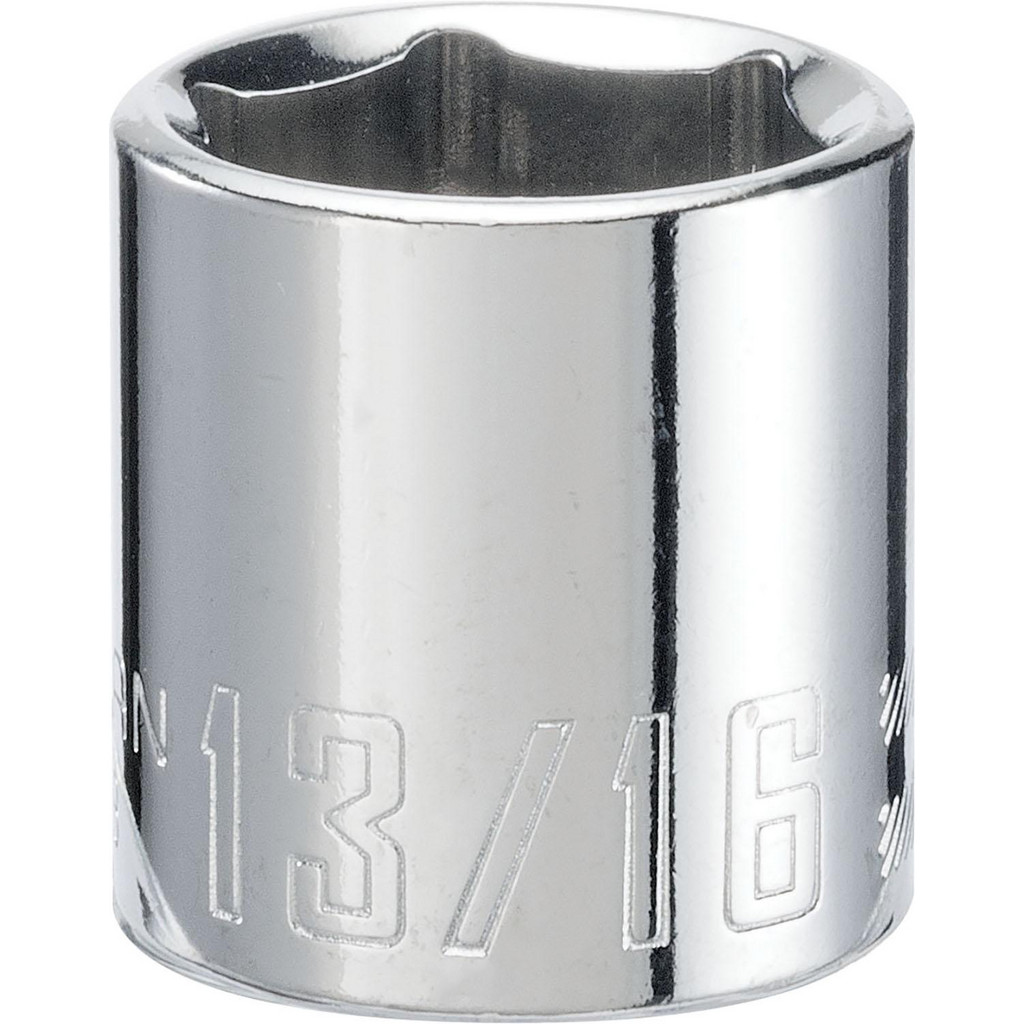 Craftsman Low Profile Hand Socket: 3/8" Drive, 13/16" Socket, 6-Point - Polished Chrome Finish | Part #CMMT43008-OLD