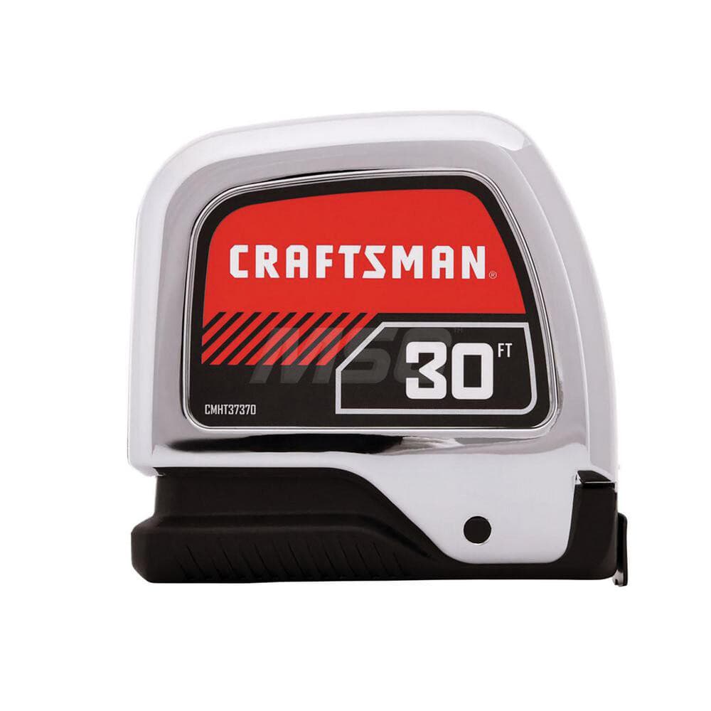 Craftsman CMHT37370S Tape Measure: 30 Long, 1" Width, White Blade 
