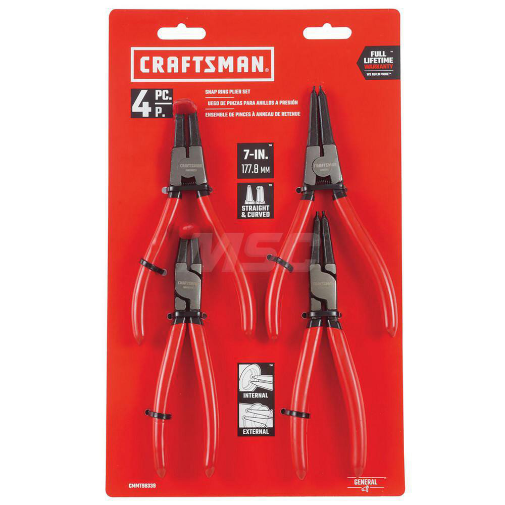 Craftsman Pliers; Type Snap Ring 23173941 MSC Industrial Supply