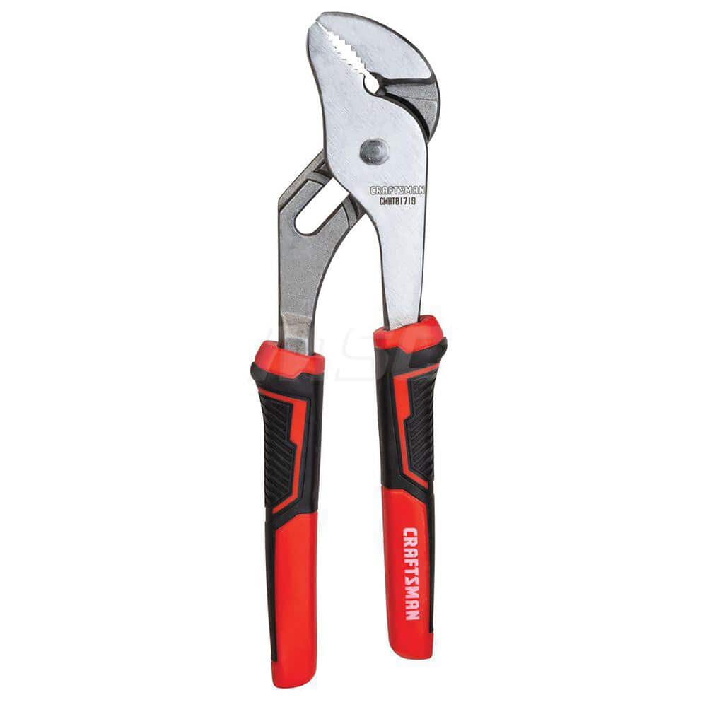 Tongue & Groove Plier: 8" OAL, 1-1/4" Cutting Capacity