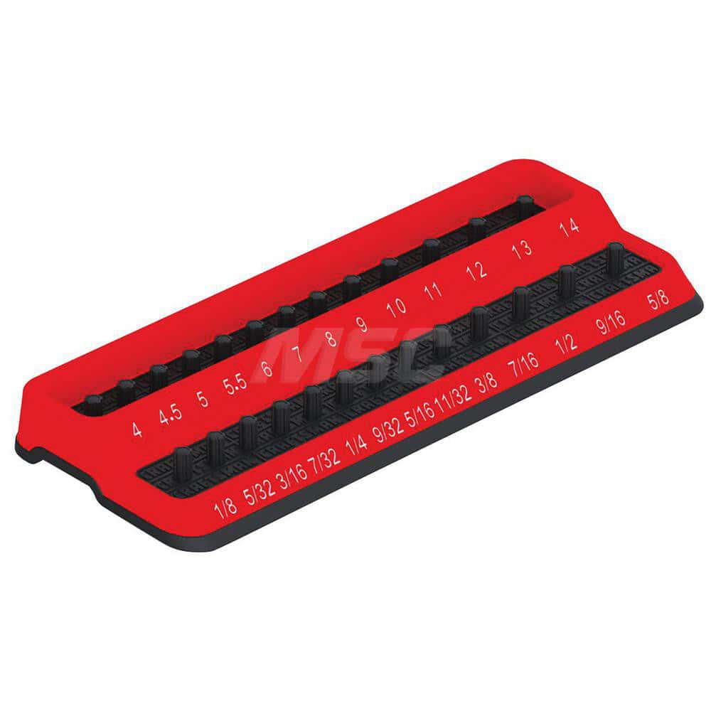 Craftsman CMMT99414 Socket Holders & Trays; Type: Socket Holder ; Drive Size: 1/4in ; Holds Number of Pieces: 26 ; Color: Black 