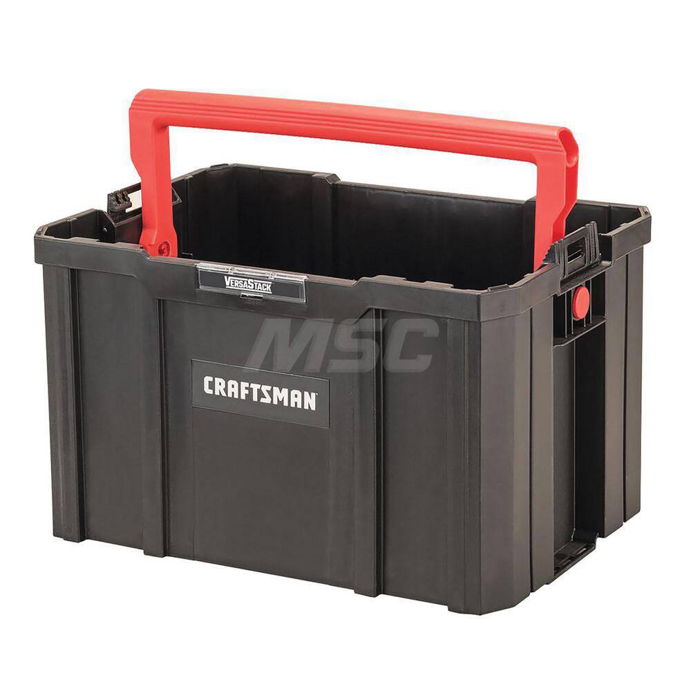 Craftsman CMST17809 Plastic Tool Box: 17" OAW, 17" OAD, 10-3/4" OAH 
