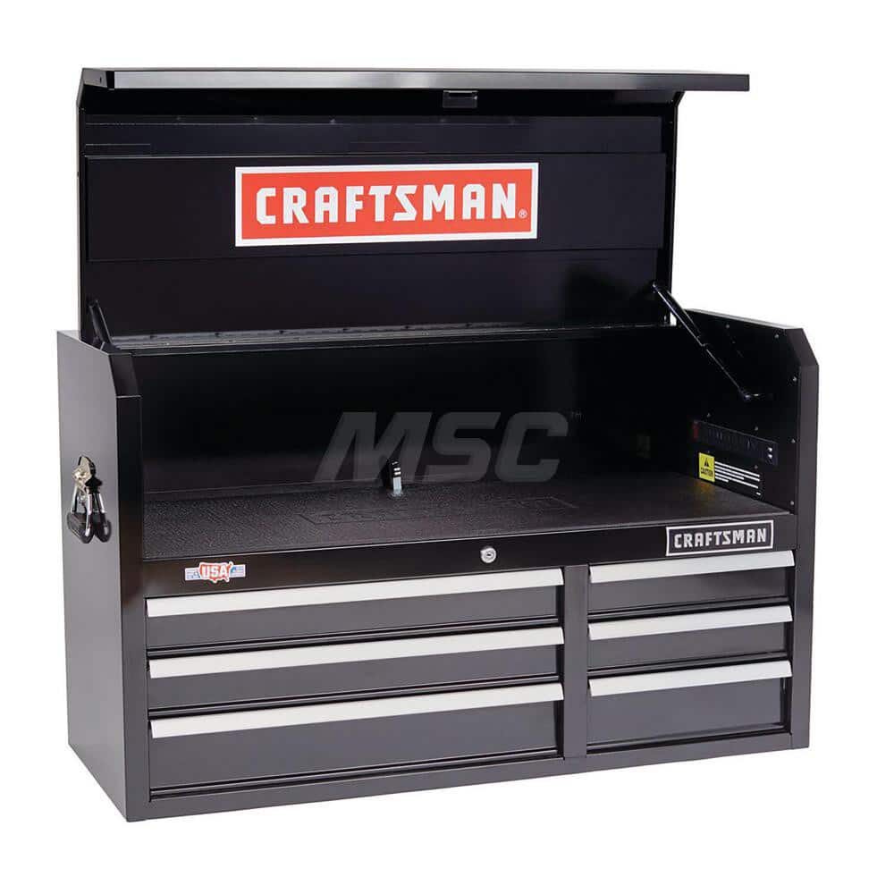 Craftsman CMST24060BK Steel Tool Box: 40-1/2" OAW, 16" OAD, 24-1/2" OAH 
