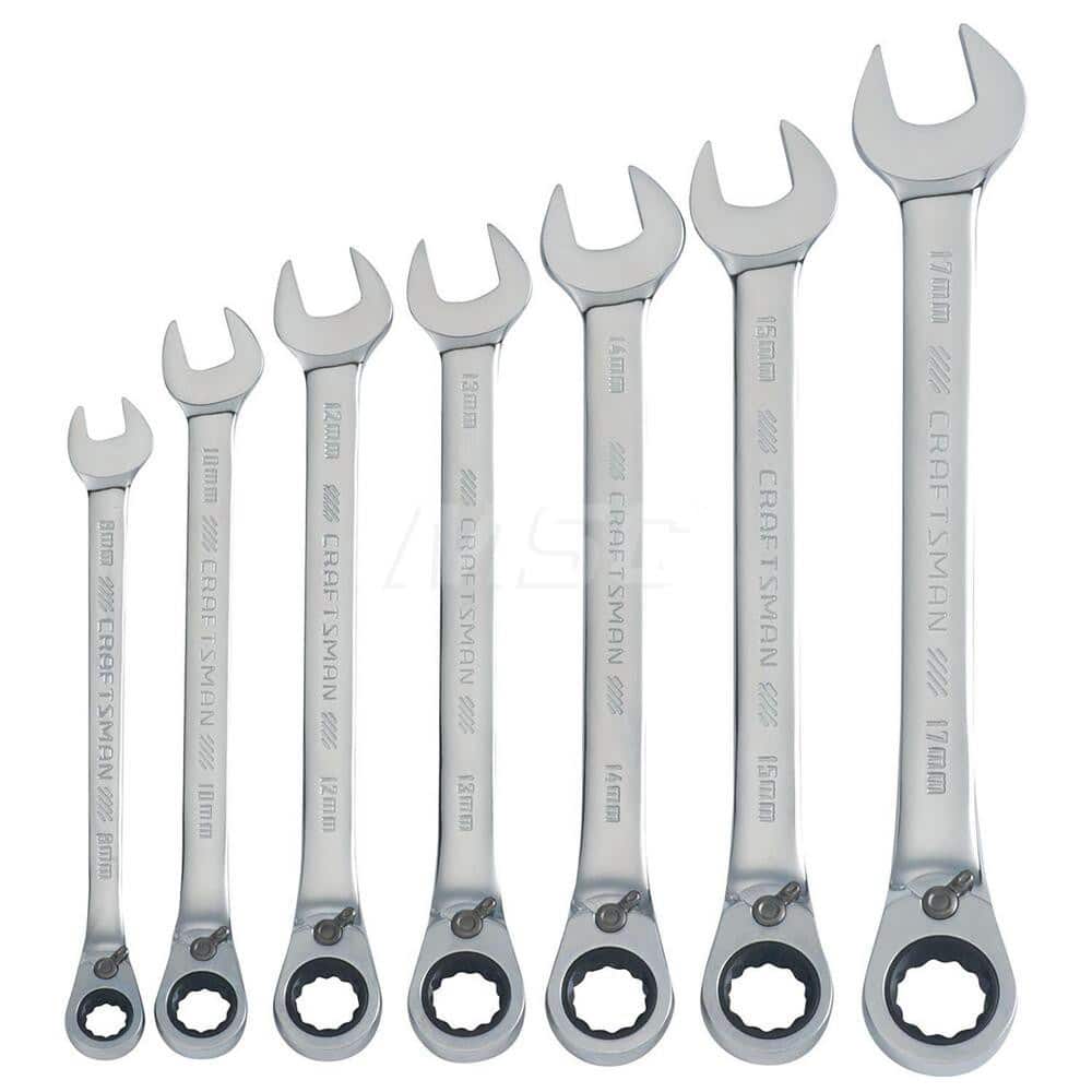 Craftsman CMMT87023 Wrench Set: 7 Pc, Metric 