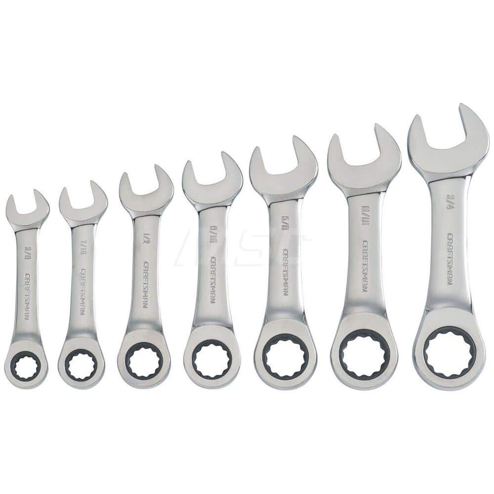 Craftsman CMMT87026 Wrench Set: 7 Pc, Inch 