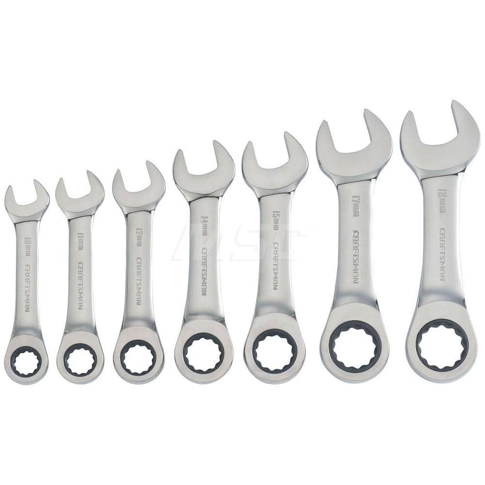 Craftsman CMMT87025 Wrench Set: 7 Pc, Metric 