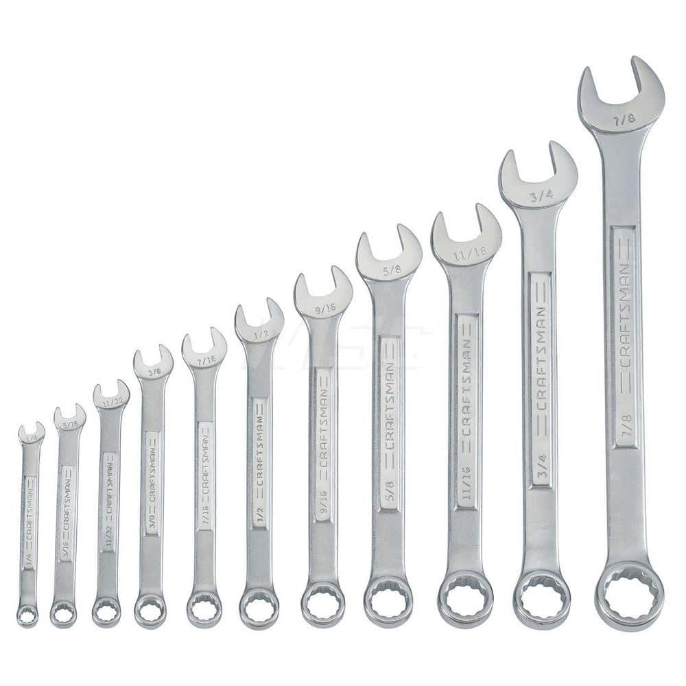 Craftsman CMMT87018 Wrench Set: 11 Pc, Inch 