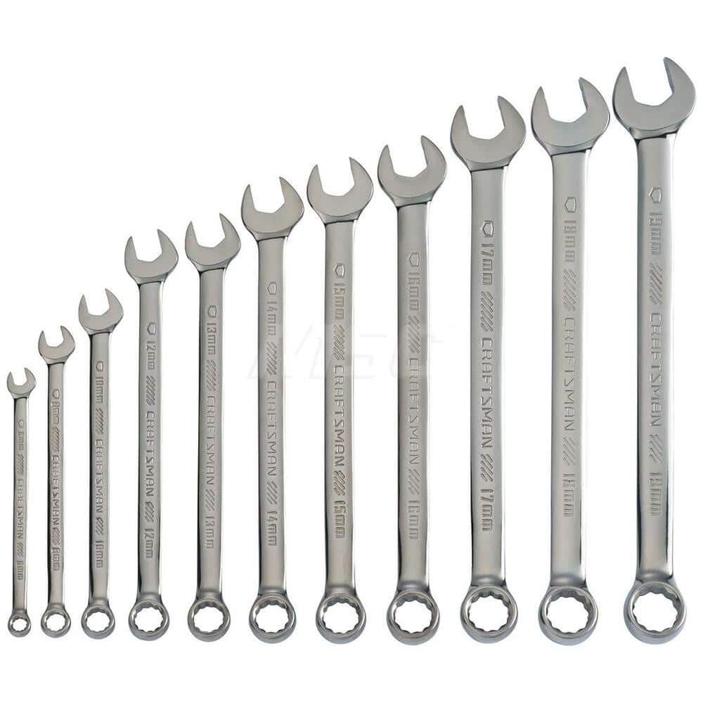 Craftsman CMMT87013 Wrench Set: 11 Pc, Metric 