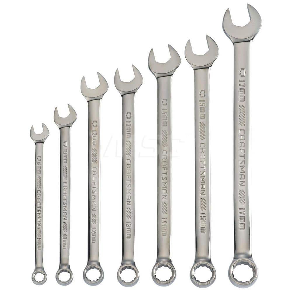 Craftsman CMMT87011 Wrench Set: 7 Pc, Metric 