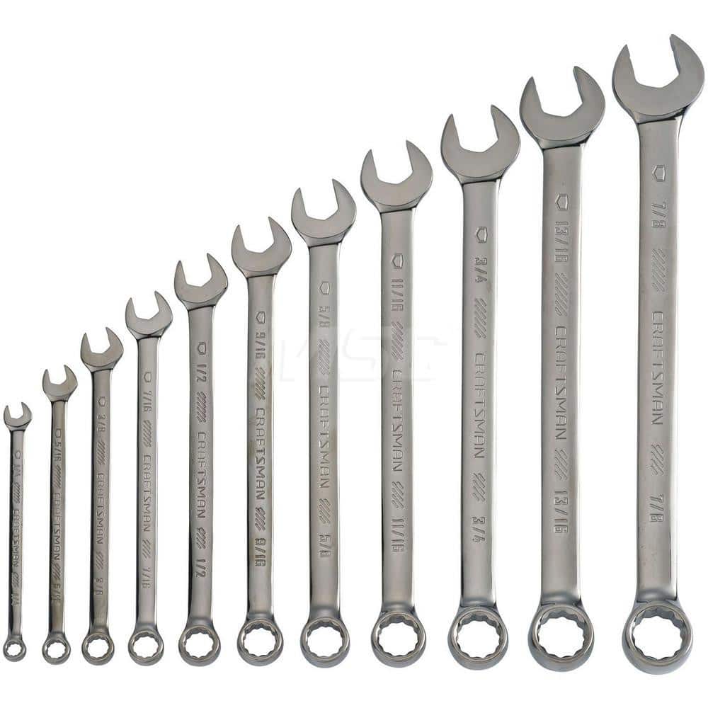 Craftsman CMMT87014 Wrench Set: 11 Pc, Inch 