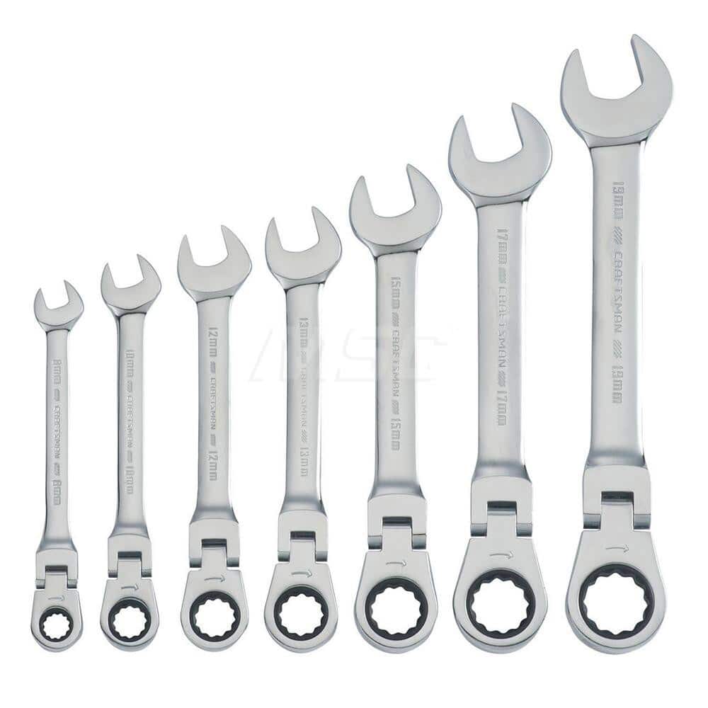 Craftsman CMMT87009 Wrench Set: 7 Pc, Metric 