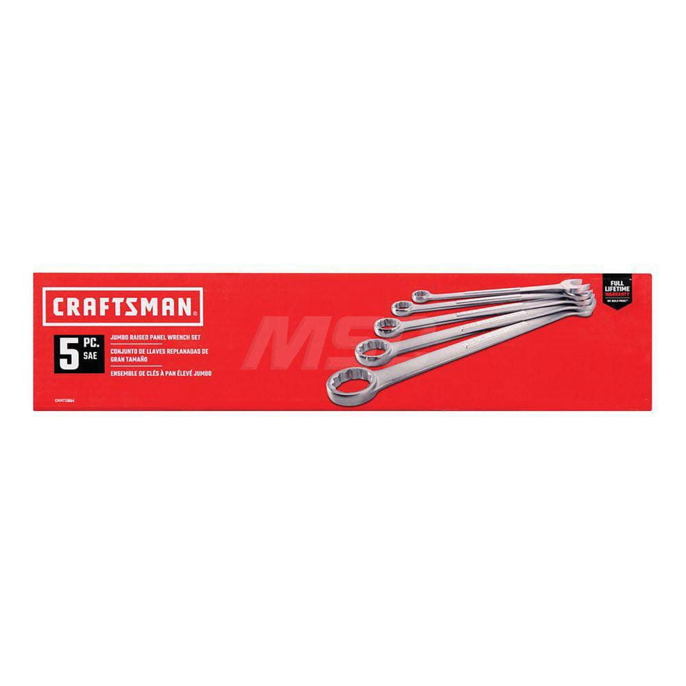 Craftsman - Wrench Sets; Tool Type: Jumbo Combination ; System Of ...