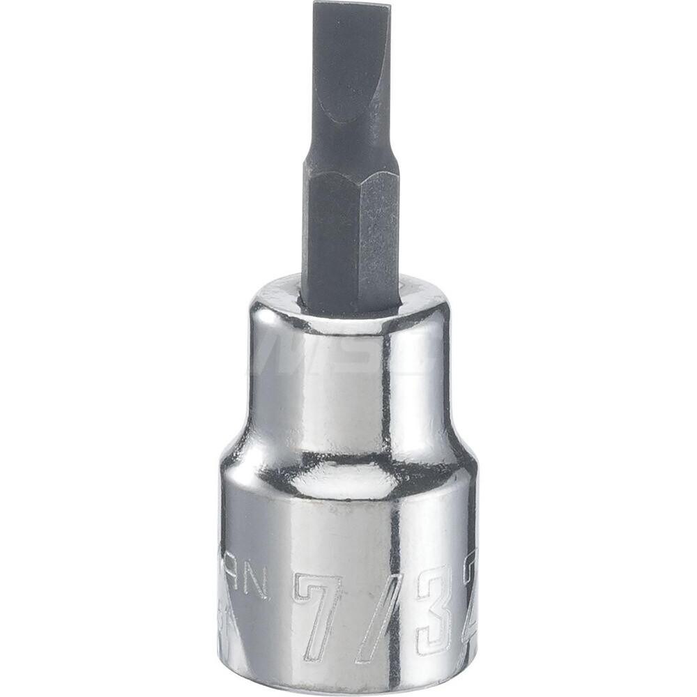 Screwdriver & Drag Link Sockets; Type: Flathead Screwdriver Socket ; Drive Size (Inch): 3/8in ; Point Size: #0