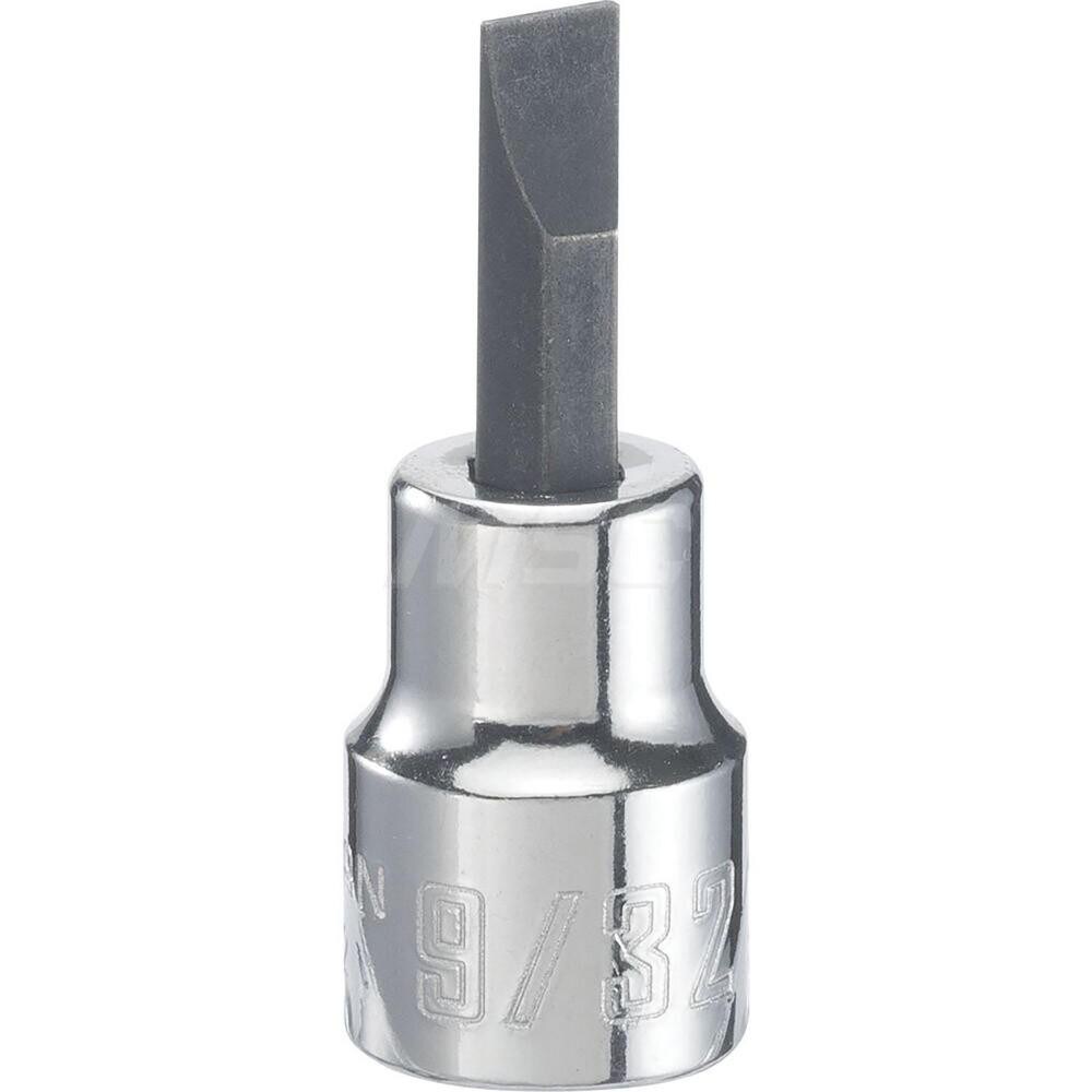 Screwdriver & Drag Link Sockets; Type: Flathead Screwdriver Socket ; Drive Size (Inch): 3/8in ; Point Size: #0