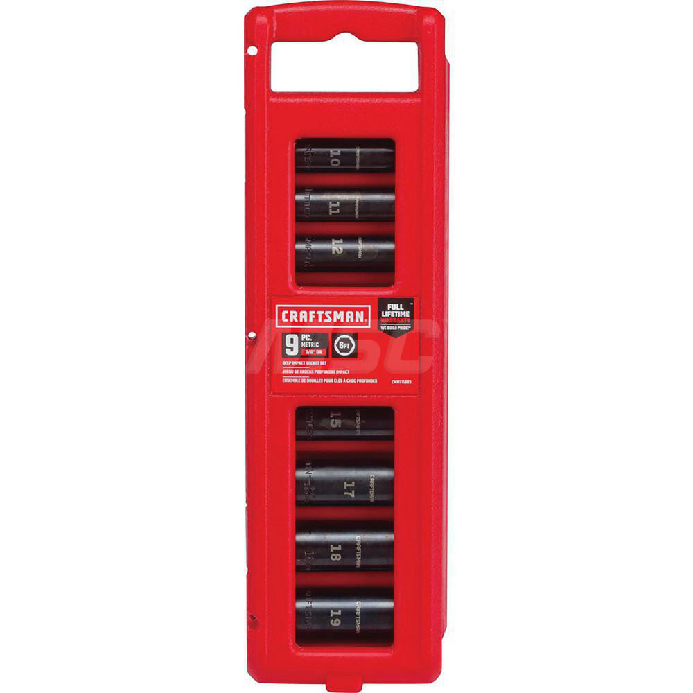 Craftsman Socket Set 3/8" Drive 23178288 MSC Industrial Supply