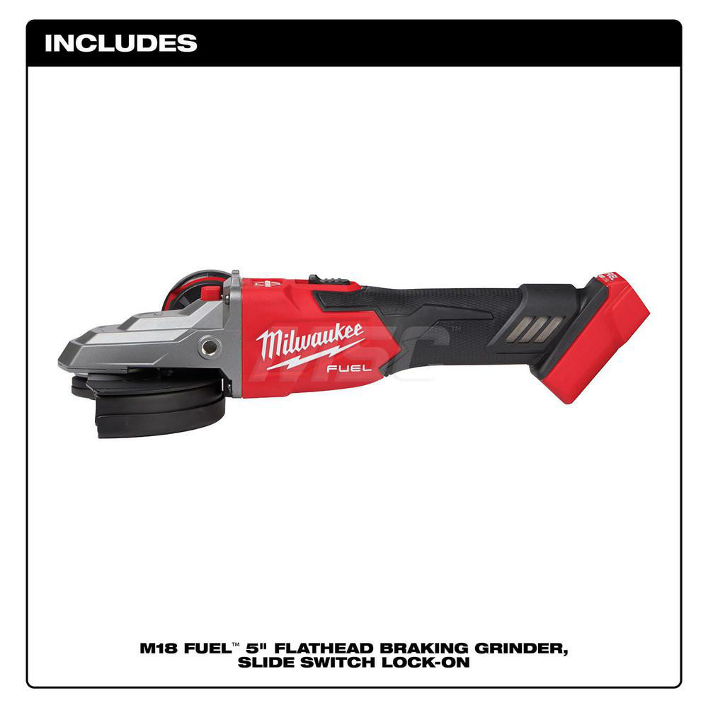 Milwaukee Tool Cordless Angle Grinder 5" Wheel Dia, 8,500 RPM, 18V MSC Industrial Supply Co.