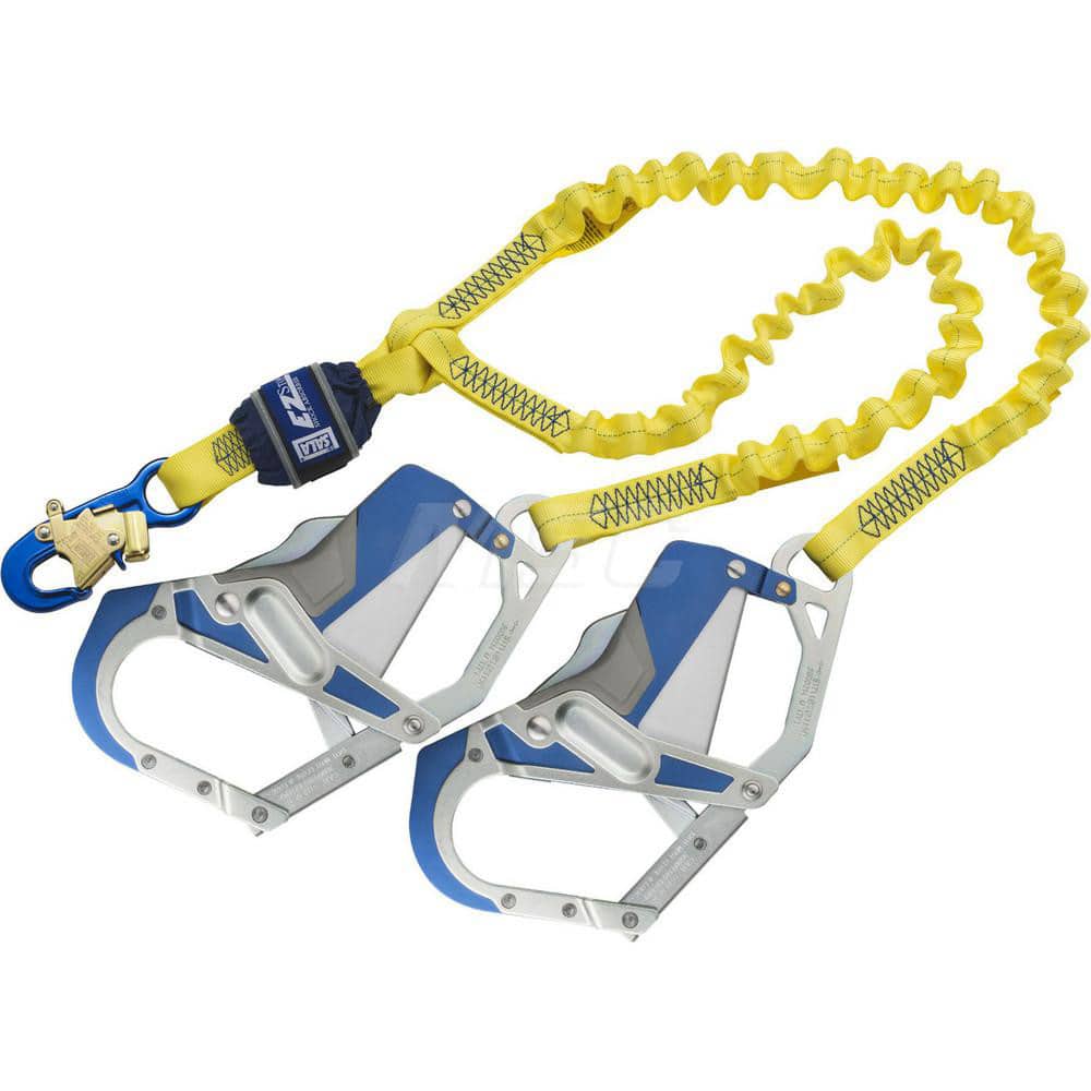 Lanyards & Lifelines; Load Capacity: 310lb; 141kg ; Lifeline Material: Polyester ; Capacity (Lb.): 310 ; End Connections: Snap Hook ; Maximum Number Of Users: 1 ; Anchorage Connection: Snap Hook