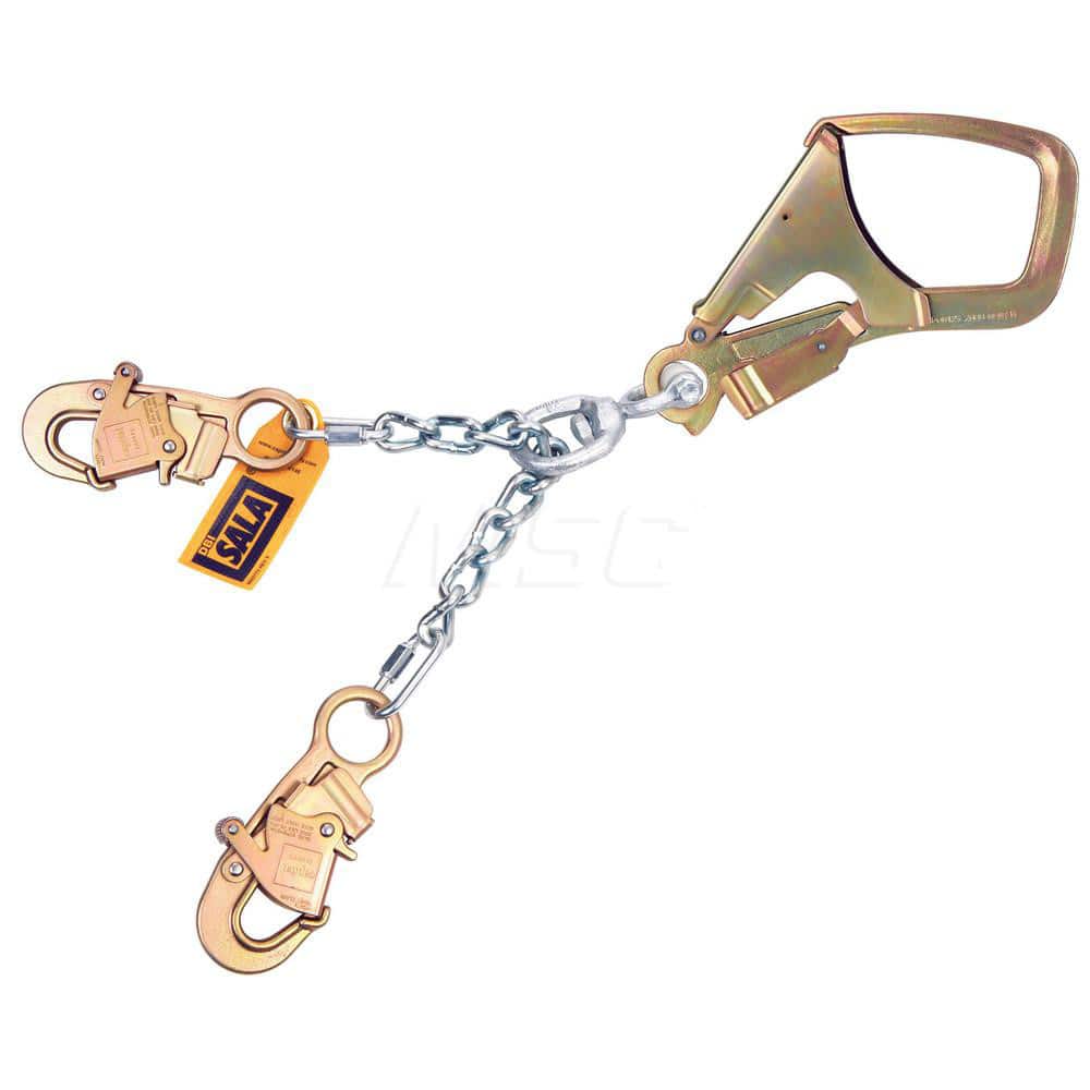 Lanyards & Lifelines; Load Capacity: 310lb; 141kg ; Lifeline Material: Steel ; Capacity (Lb.): 310 ; End Connections: Snap Hook ; Maximum Number Of Users: 1 ; Anchorage Connection: Rebar Hook