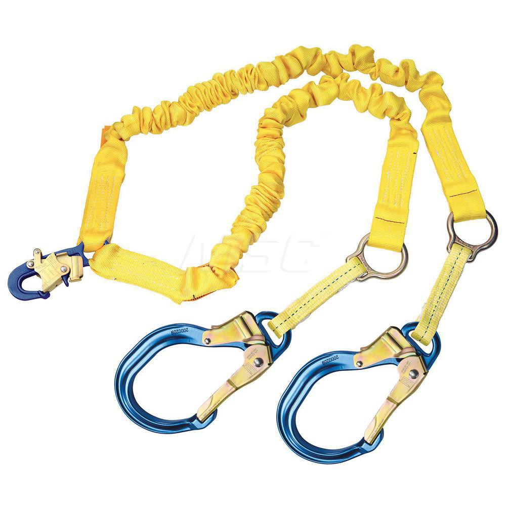 Lanyards & Lifelines; Load Capacity: 310lb; 141kg ; Lifeline Material: Polyester ; Capacity (Lb.): 310 ; End Connections: Snap Hook ; Maximum Number Of Users: 1 ; Anchorage Connection: Rebar Hook