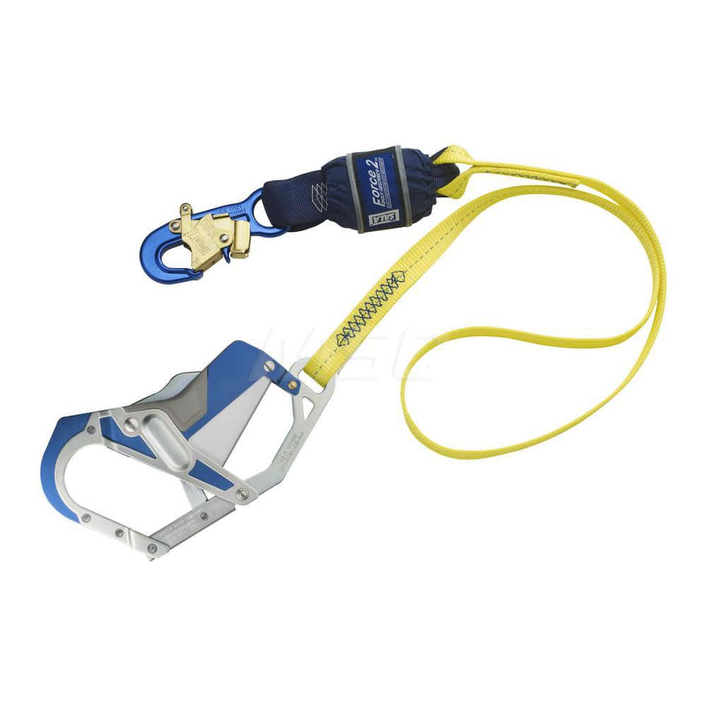 Lanyards & Lifelines; Load Capacity: 420lb; 190kg ; Lifeline Material: Polyester ; Capacity (Lb.): 420 ; End Connections: Snap Hook ; Maximum Number Of Users: 1 ; Anchorage Connection: Snap Hook