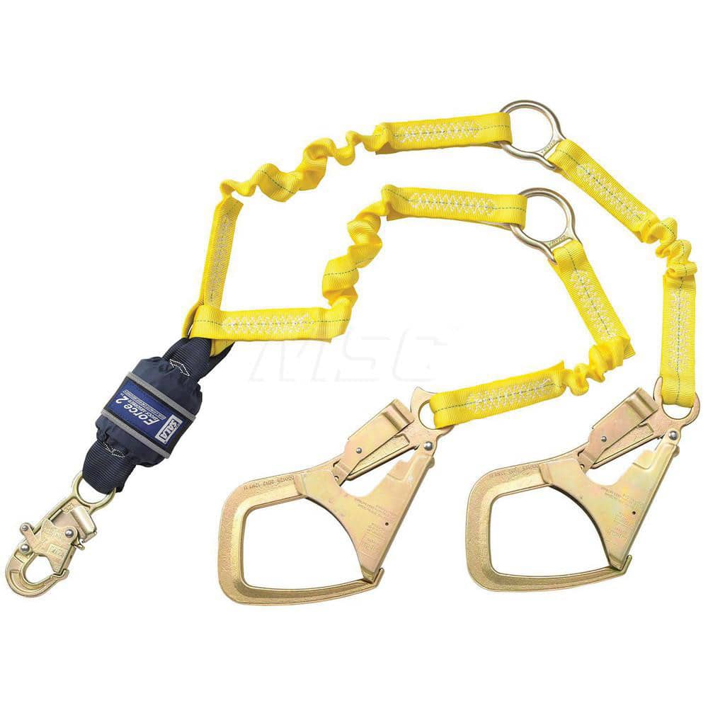 Lanyards & Lifelines; Load Capacity: 420lb; 190kg ; Lifeline Material: Polyester ; Capacity (Lb.): 420 ; End Connections: Snap Hook ; Maximum Number Of Users: 1 ; Anchorage Connection: Rebar Hook