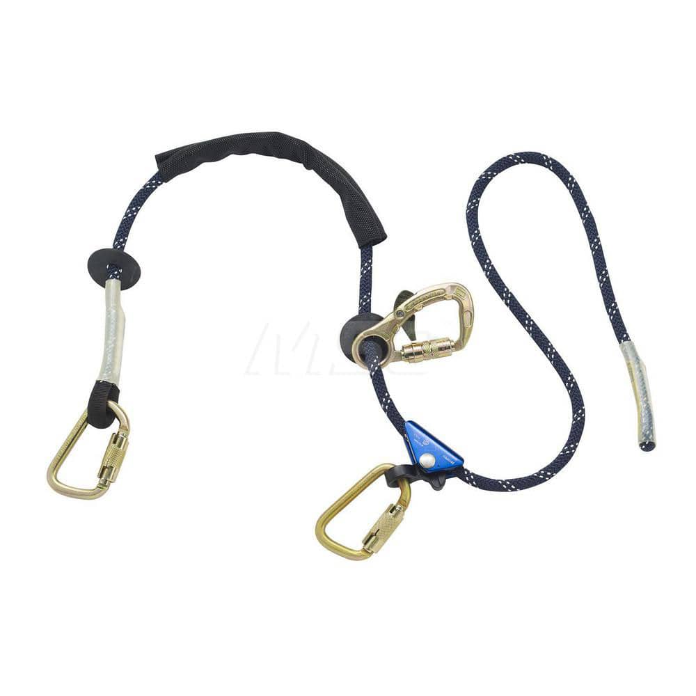 Lanyards & Lifelines; Load Capacity: 310lb; 141kg ; Lifeline Material: Nylon ; Capacity (Lb.): 310 ; End Connections: Carabiner ; Maximum Number Of Users: 1 ; Standards: OSHA