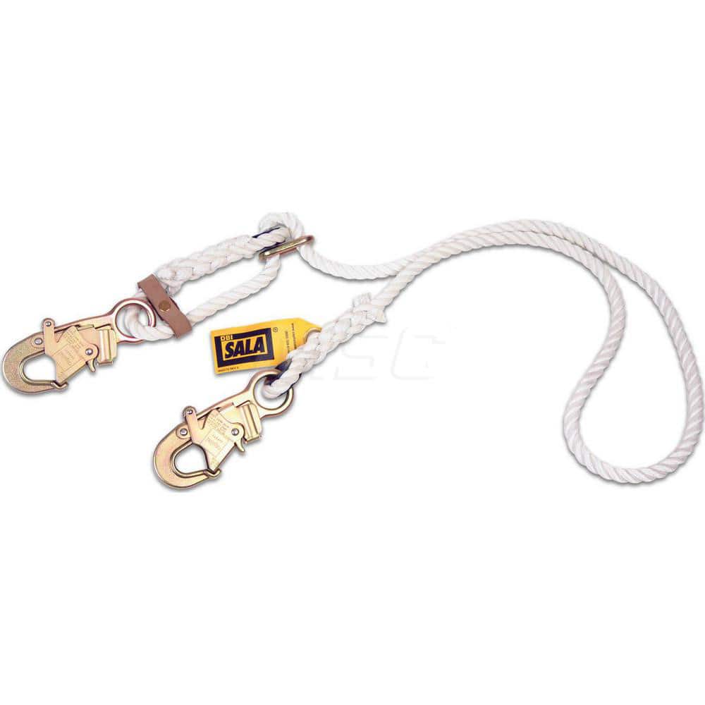 Lanyards & Lifelines; Load Capacity: 310lb; 141kg ; Lifeline Material: Nylon ; Capacity (Lb.): 310 ; End Connections: Snap Hook ; Maximum Number Of Users: 1 ; Anchorage Connection: Snap Hook